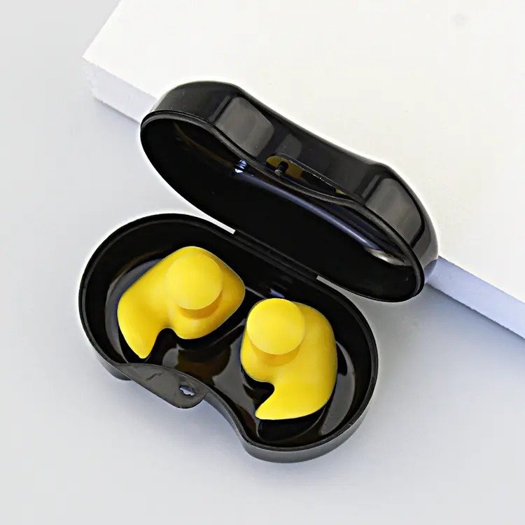 Professional Adult Nose Clips and Earplugs Reusable Ergonomic Silicone Gel Waterproof for Water Sports Application