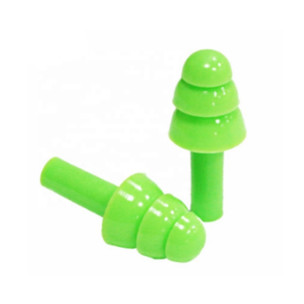 Silicone Soundproof ear plugs Noise Reduction Sleeping Swimming Safety Earplugs