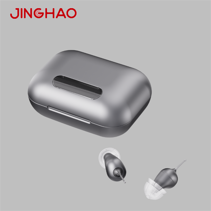 Jinghao A40 China Hearing Aid Manufacturer Smart App Contral Medical Ear Apparecchi Acustici Mini CIC IIC Hearing Aid Digital