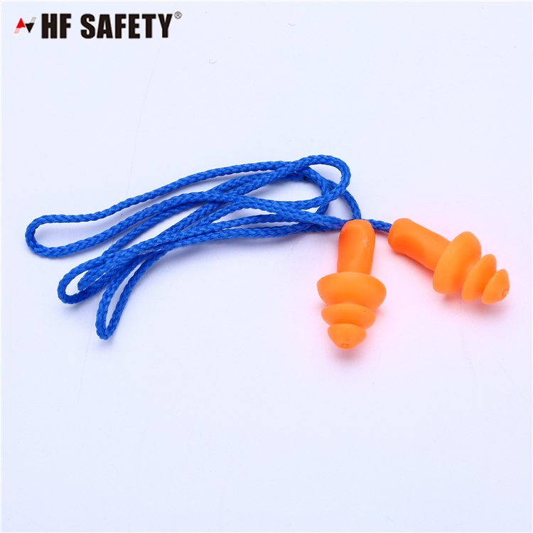 Wholesale Custom Silicone Gel Noise Cancelling Function Soundproof Earplugs for Hearing Protection