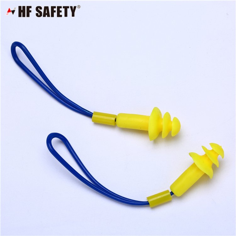 Wholesale Custom Silicone Gel Noise Cancelling Function Soundproof Earplugs for Hearing Protection