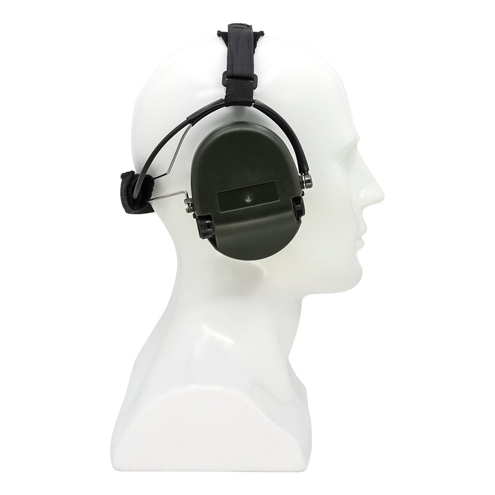 TAC-SKY Tactical Electronic Over-Ear Silicone TCI LIBERATOR II IPSC Noise-Canceling Pickup Rear Headband Shooting Headset