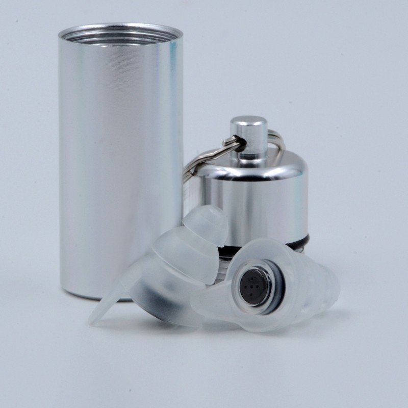 Aluminum Tube for Earplug Soft And Comfortable Custom Concert Music Hearing Protection Reusable Silicone Earplugs