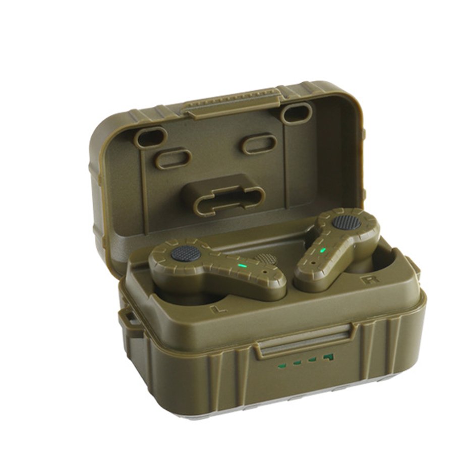 TOTEM Outdoor Tactical In-Ear Earbuds Rechargeable Hunting Shooting Hearing Protection Noise Reduction Sports Entertainment