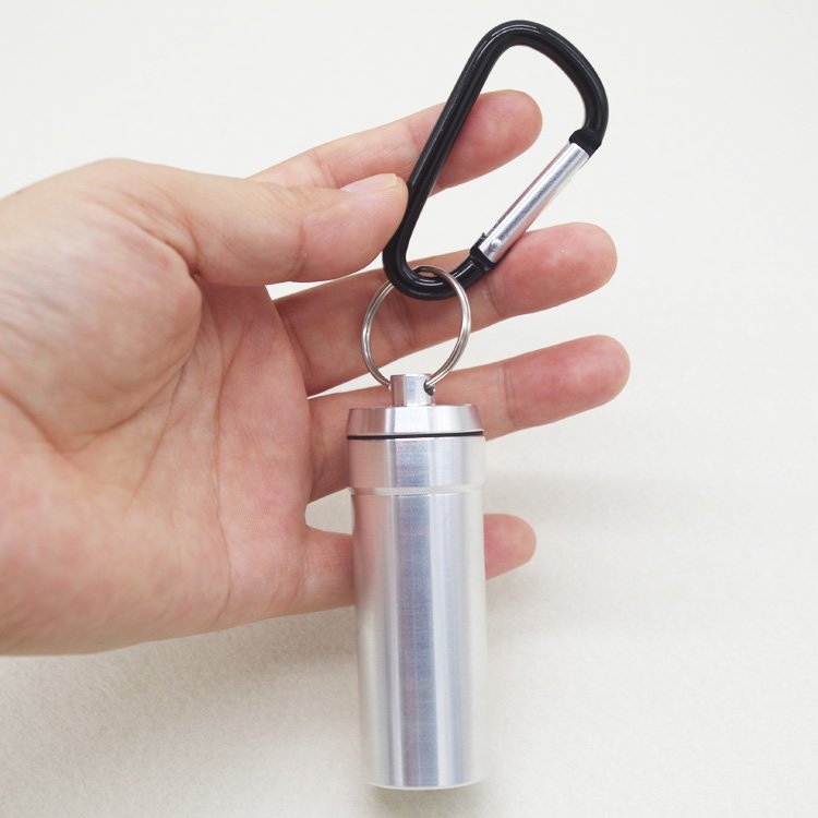 Hearing protection small metal tube widely use aluminum carrying case for earplugs