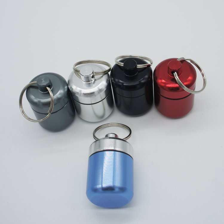 Hearing protection small metal tube widely use aluminum carrying case for earplugs