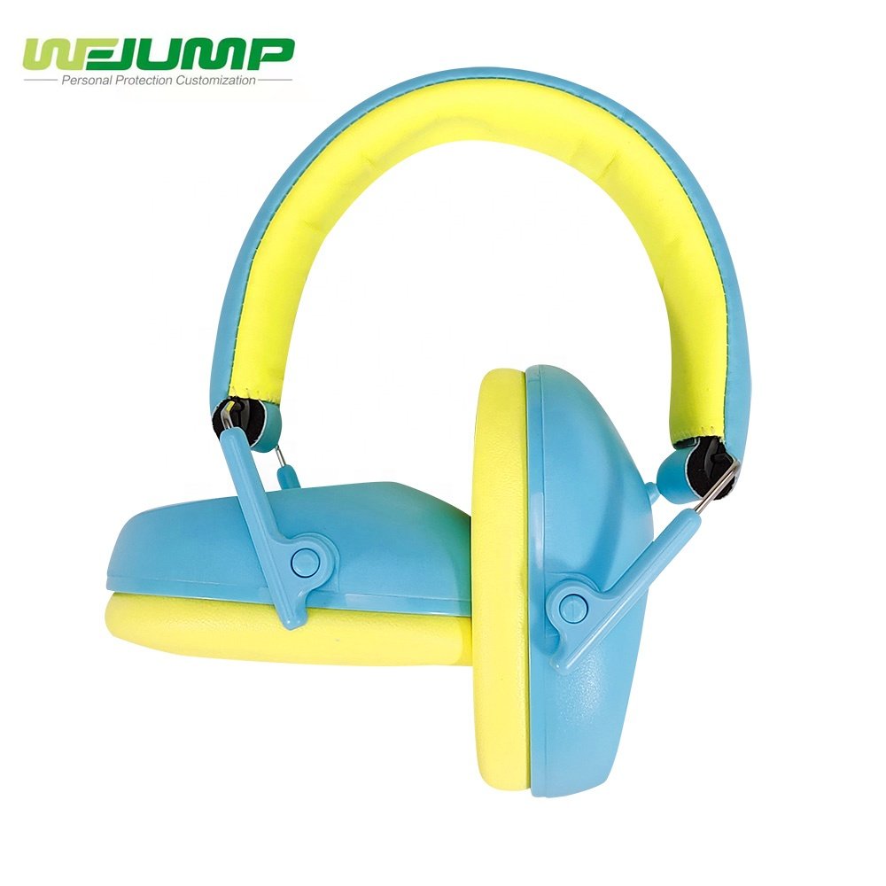 Wejump New Arrival Folding Kids Ear Defenders Earmuff Reduce Noise Cover Head Ear Protection Ear Muff