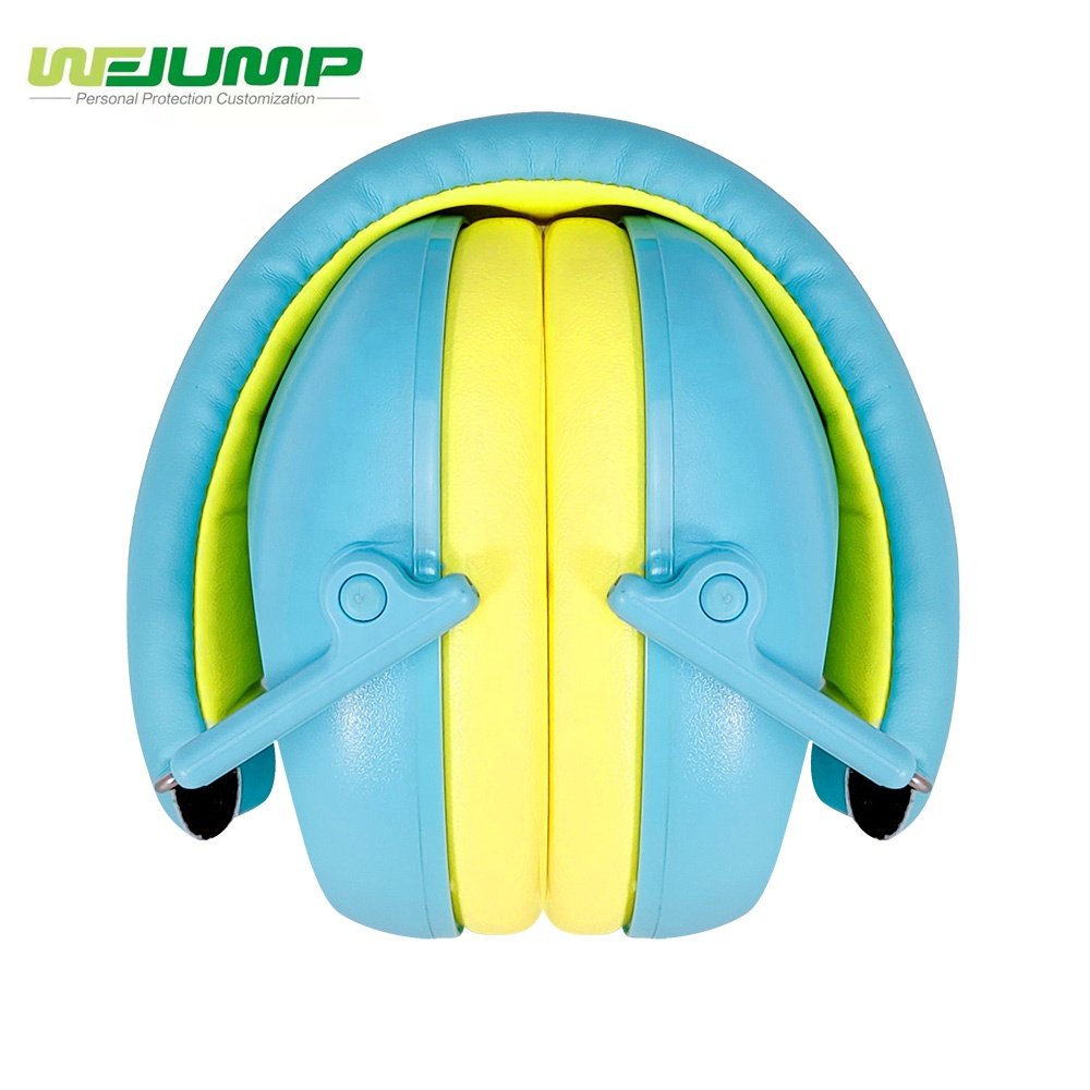Wejump New Arrival Folding Kids Ear Defenders Earmuff Reduce Noise Cover Head Ear Protection Ear Muff