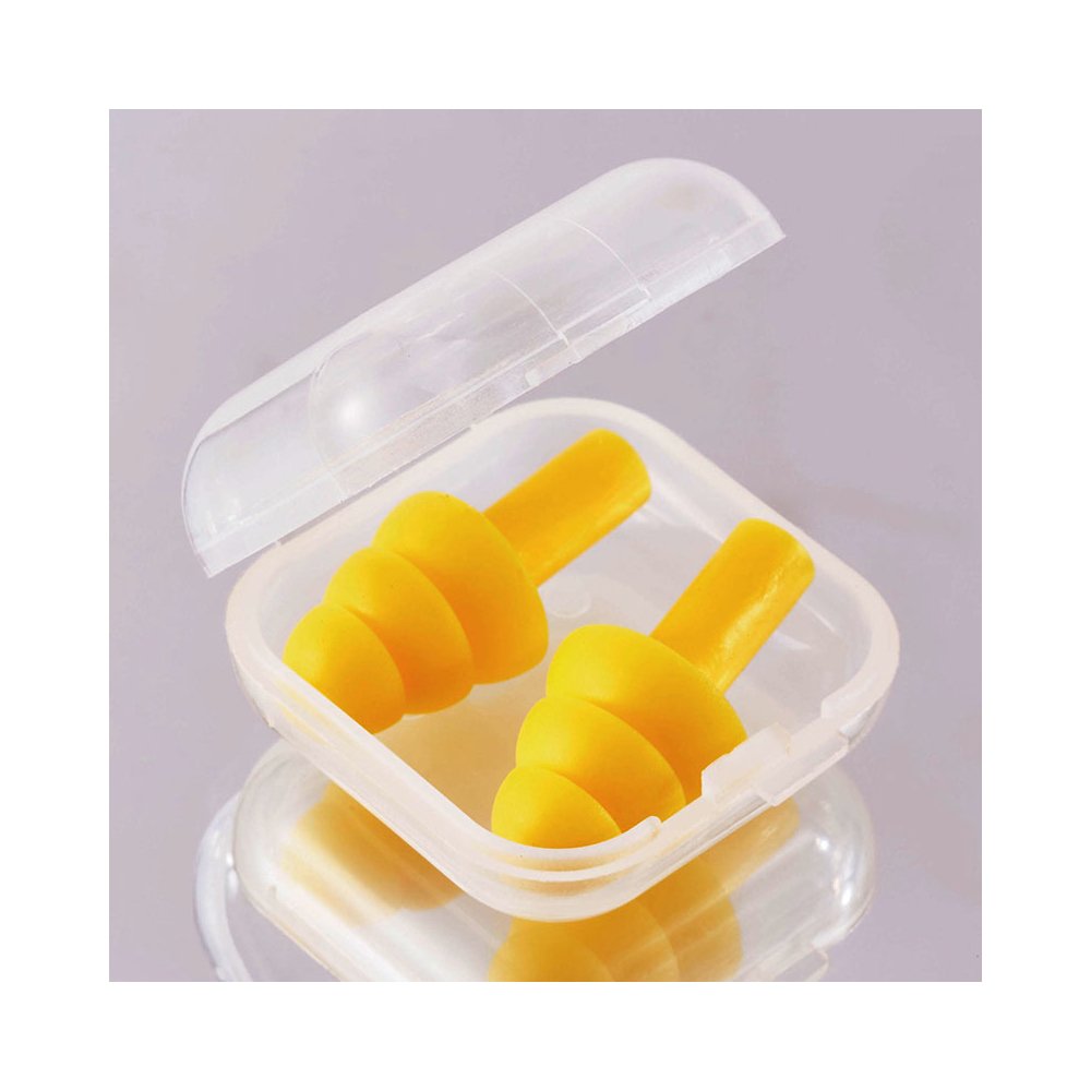 Direct Selling 29*14mm Anti-Noise All Kinds Of Colors Silicone Earplug apply To for Bustling Urban Areas