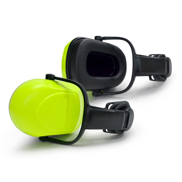 Industrial PPE Earmuffs & Hard Helmet Hat 30db Protective Noise Reduction Hearing PU & ABS Material Safety Ear Protection