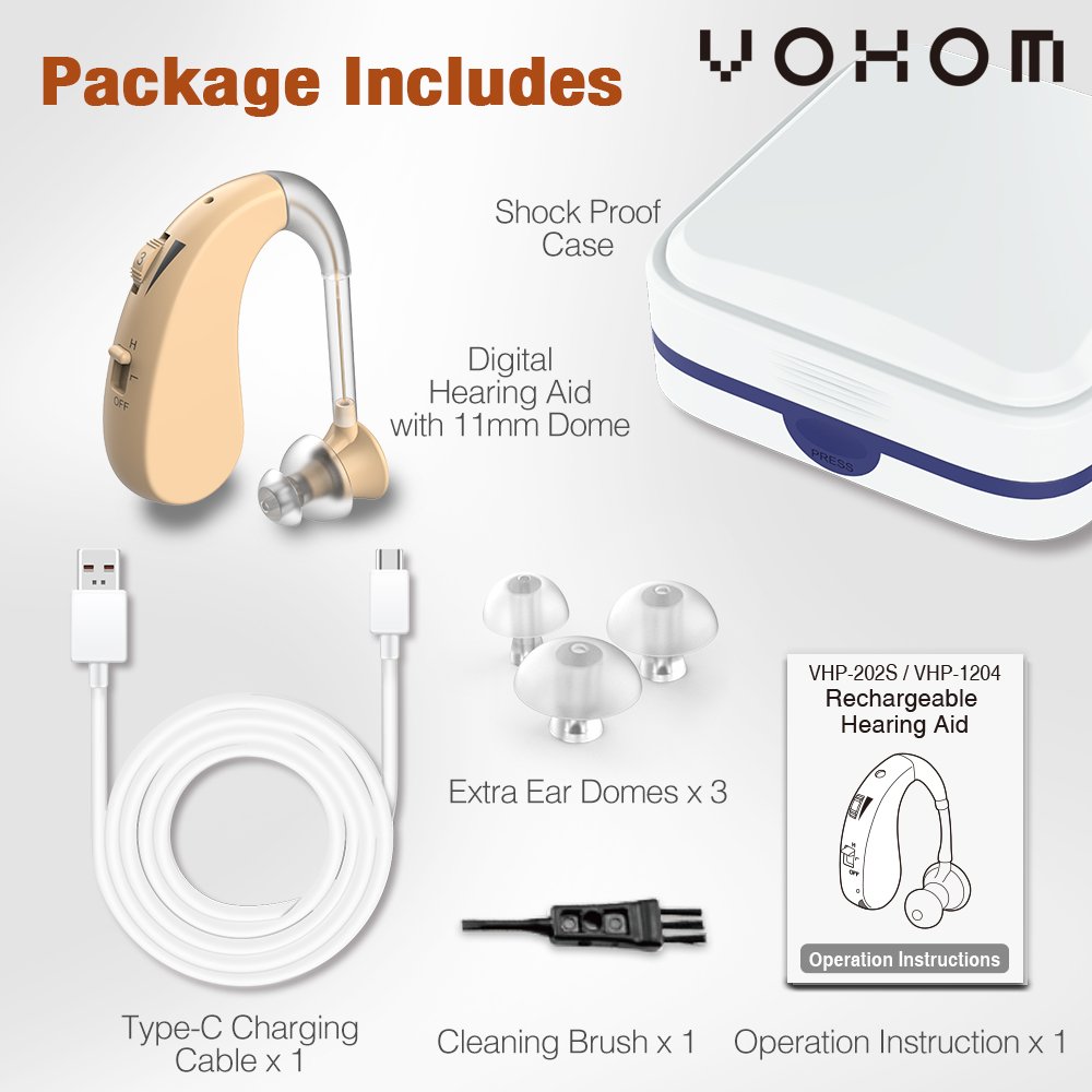 Rechargeable Hearing Aid Super Power Audifono For El viejo Best Price BTE Hearing Amplifier