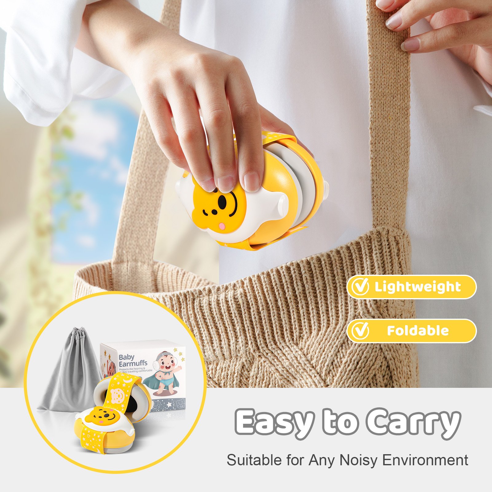 Noise Reduction Ear muffs Baby Ear Protection for Babies and Toddlers up to 36 Months