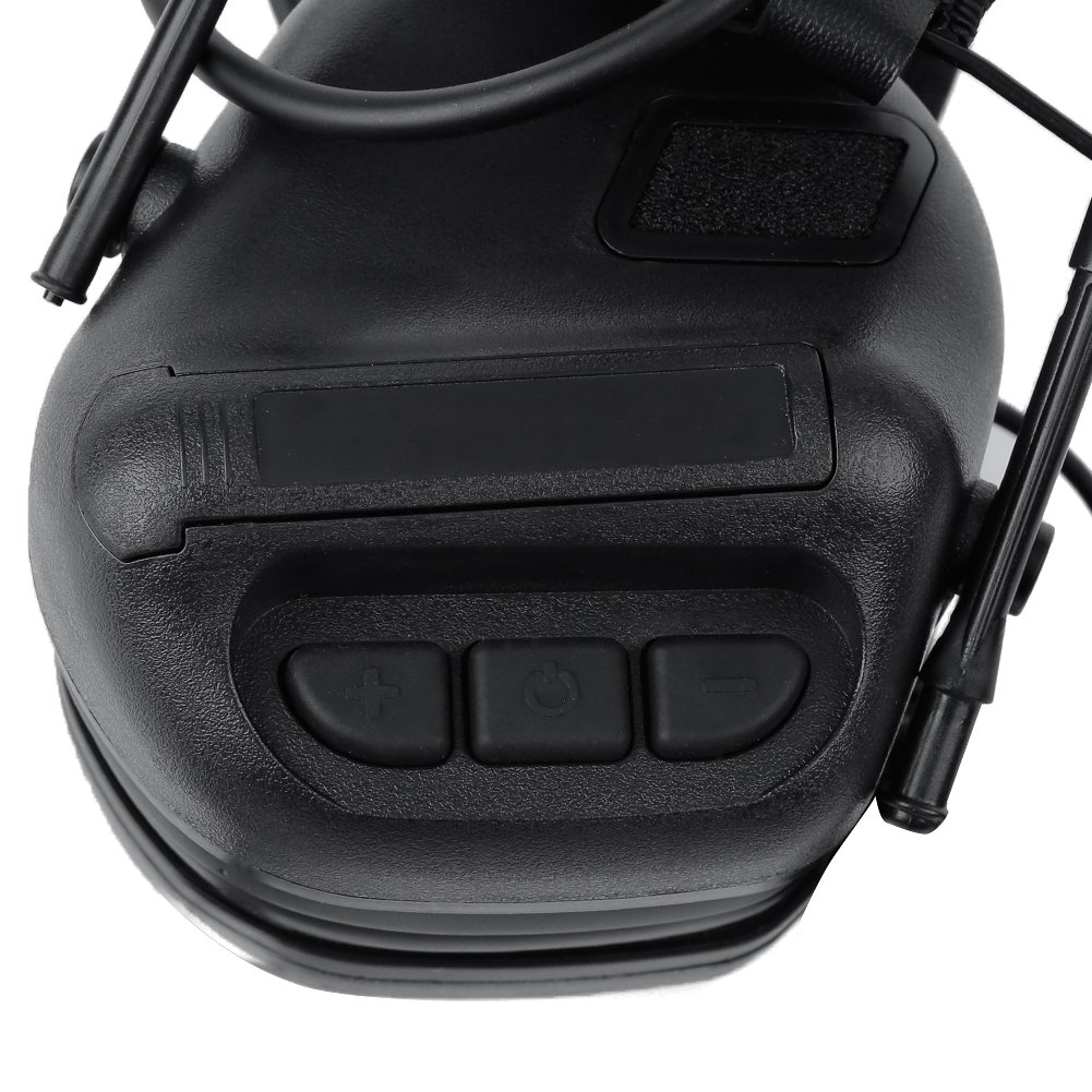 Sound pickup and noise reduction with microphone shooting training hunting professional hearing protection tactical earmuffs