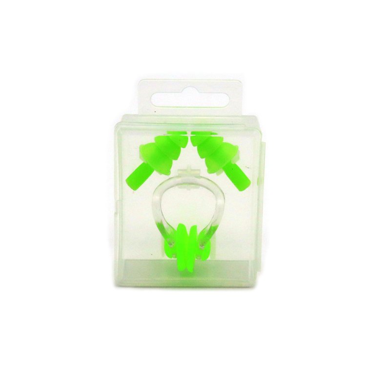 Customized Logo High Fidelity Surf Ear Plugs and Nose clip With Plastic Case