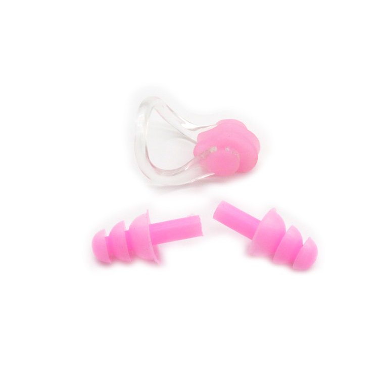 Customized Logo High Fidelity Surf Ear Plugs and Nose clip With Plastic Case