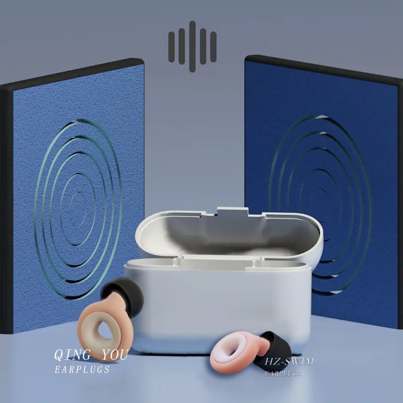 Wholesale Noise Reduction Reusable Hearing Protection Silicone Earplugs Comfortable Earplugs for Sleeping Swimming