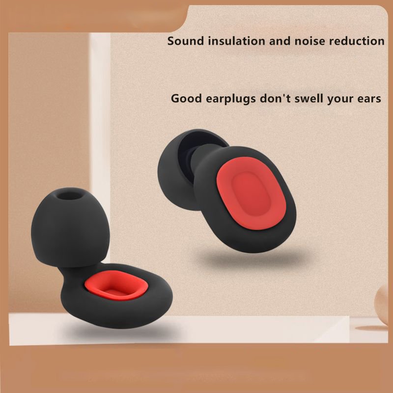 Soundproof high quality hearing protection anti-noise soft silicone earplugs for Sleep Work Study