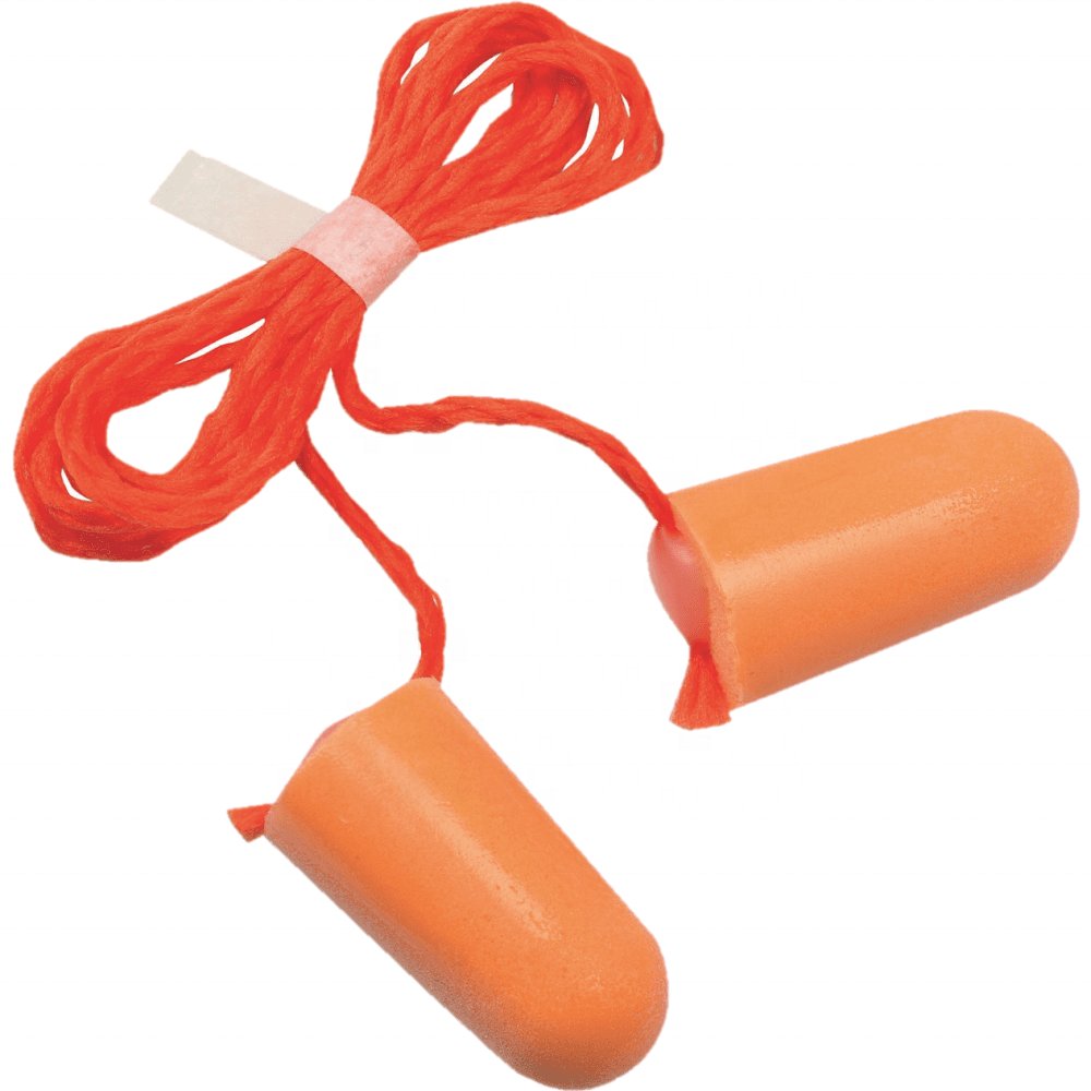 3M Foam Earplugs 1110 Corded Noise reduction learning sleep Hearing protection