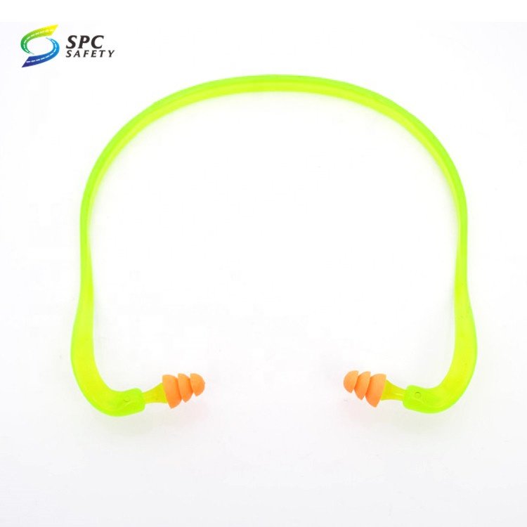 Construction Lawn Mowing Welding Worker work shooting hearing protection noise reduction ear plugs plastic banded safety earplug