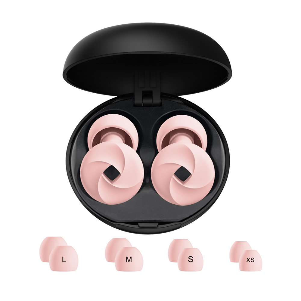 Ear Plugs for Sleeping Noise Cancelling Silicone Reusable Washable Earplugs for Noise Reduction