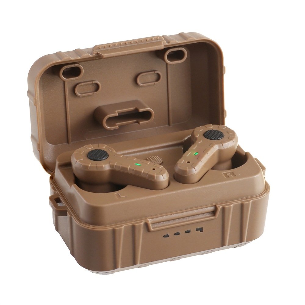 Outdoor hunting in-ear tactical noise reduction headphones rechargeable pickup hearing protection shooting earplugs