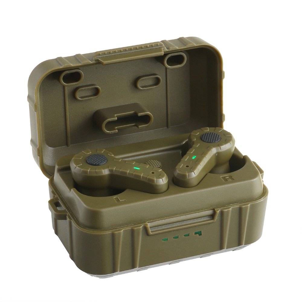 Outdoor hunting in-ear tactical noise reduction headphones rechargeable pickup hearing protection shooting earplugs