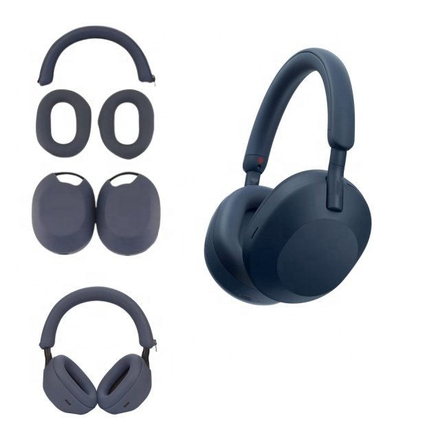 forSony WH-1000XM5 earphone protective case three piece set for ear/shell/headband protection