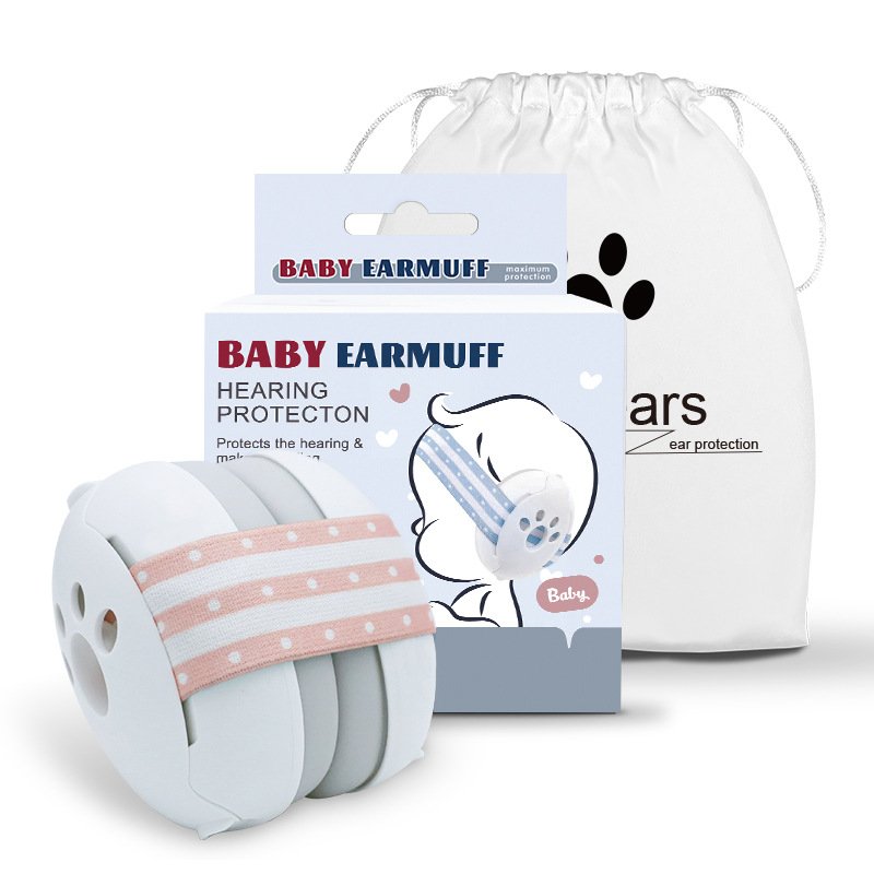 Baby sleep soundproof earmuffs children noise reduction headphones European CE certification newborn hearing protection