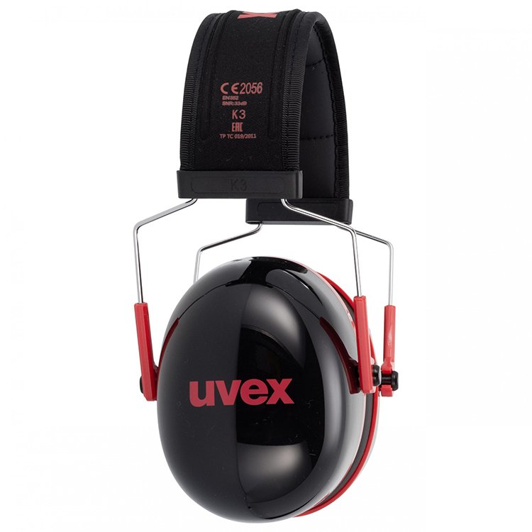 Uvex K3 Unisex Sound Proof Adjustable Adult Safety Hearing Protection Anti Noise Cancelling Ear Muffs