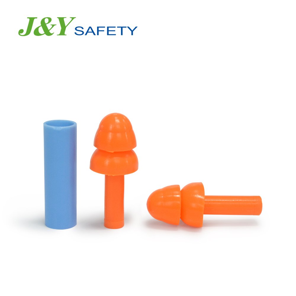 In Ear 2 Layers Safety Protector Sporting Tube Ear Plugs Noise Cancelling For Sleeping