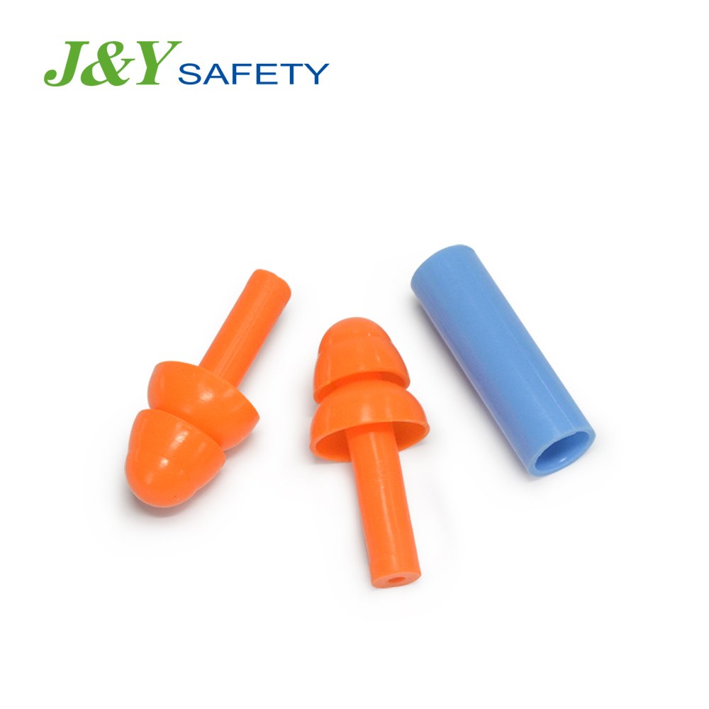 In Ear 2 Layers Safety Protector Sporting Tube Ear Plugs Noise Cancelling For Sleeping