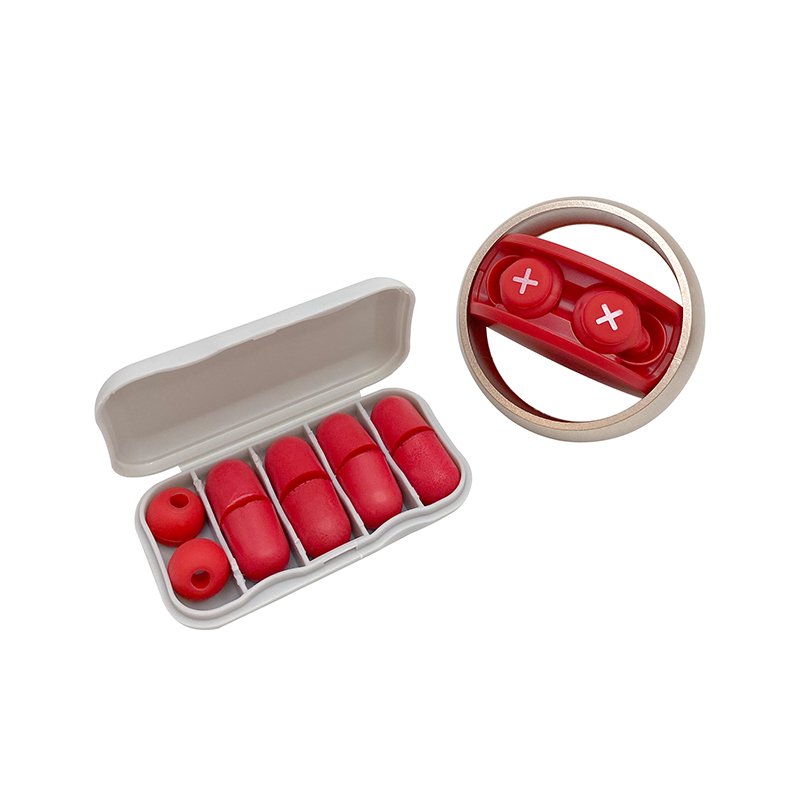 Fashionable Comfortable Silicone Earplugs Sets With Noise Reduction, Ear Plugs With Earplug Case As A Gift