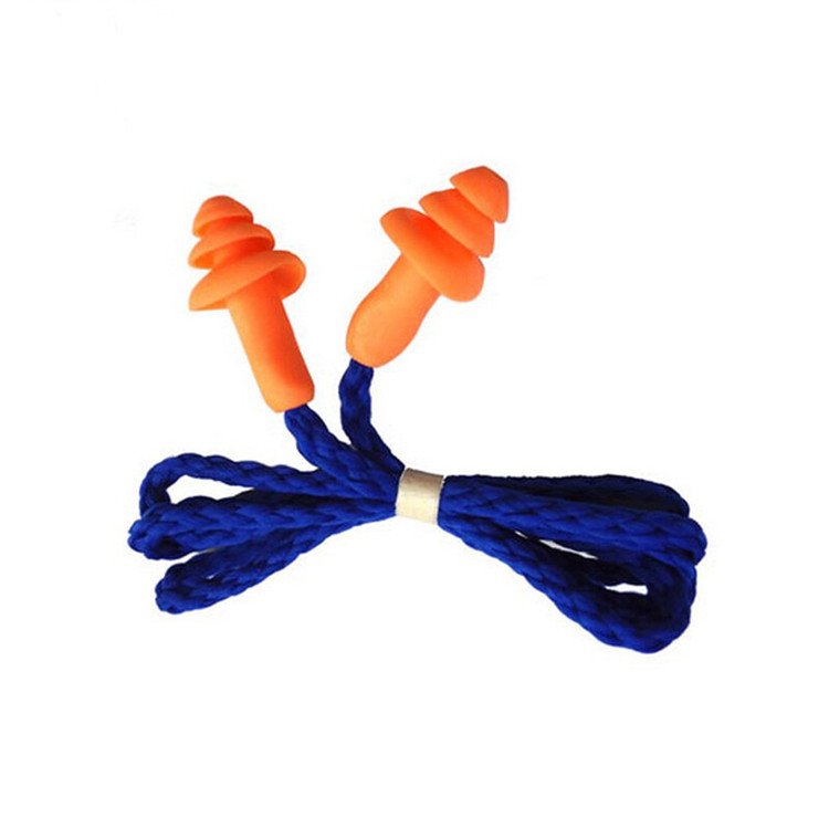 Industrial Noise-proof Sound Reduction Tree Shape Hearing Protection 1270 Corded Earplug With Cord