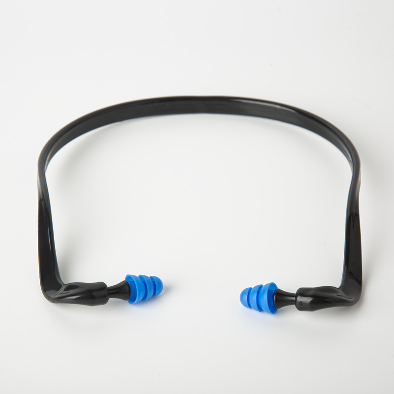 Wholesale Soft Banded Silicone Swimming Reusable Earplugs Washable Hearing Bands Silicone Band Earplugs