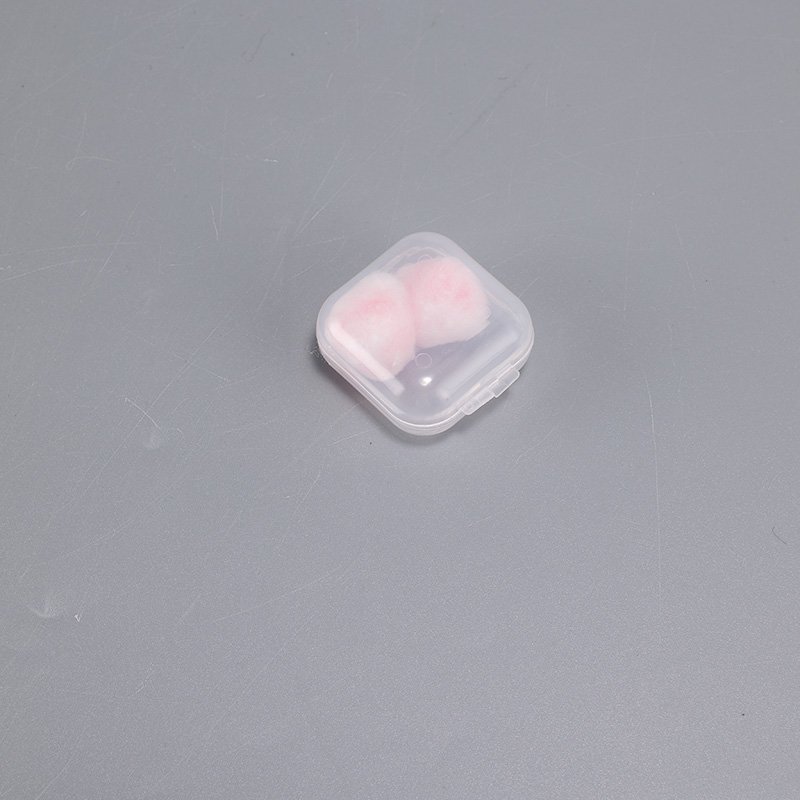 2023 hot selling Hearing Protection pink Wax Cotton sleeping earplugs good quality