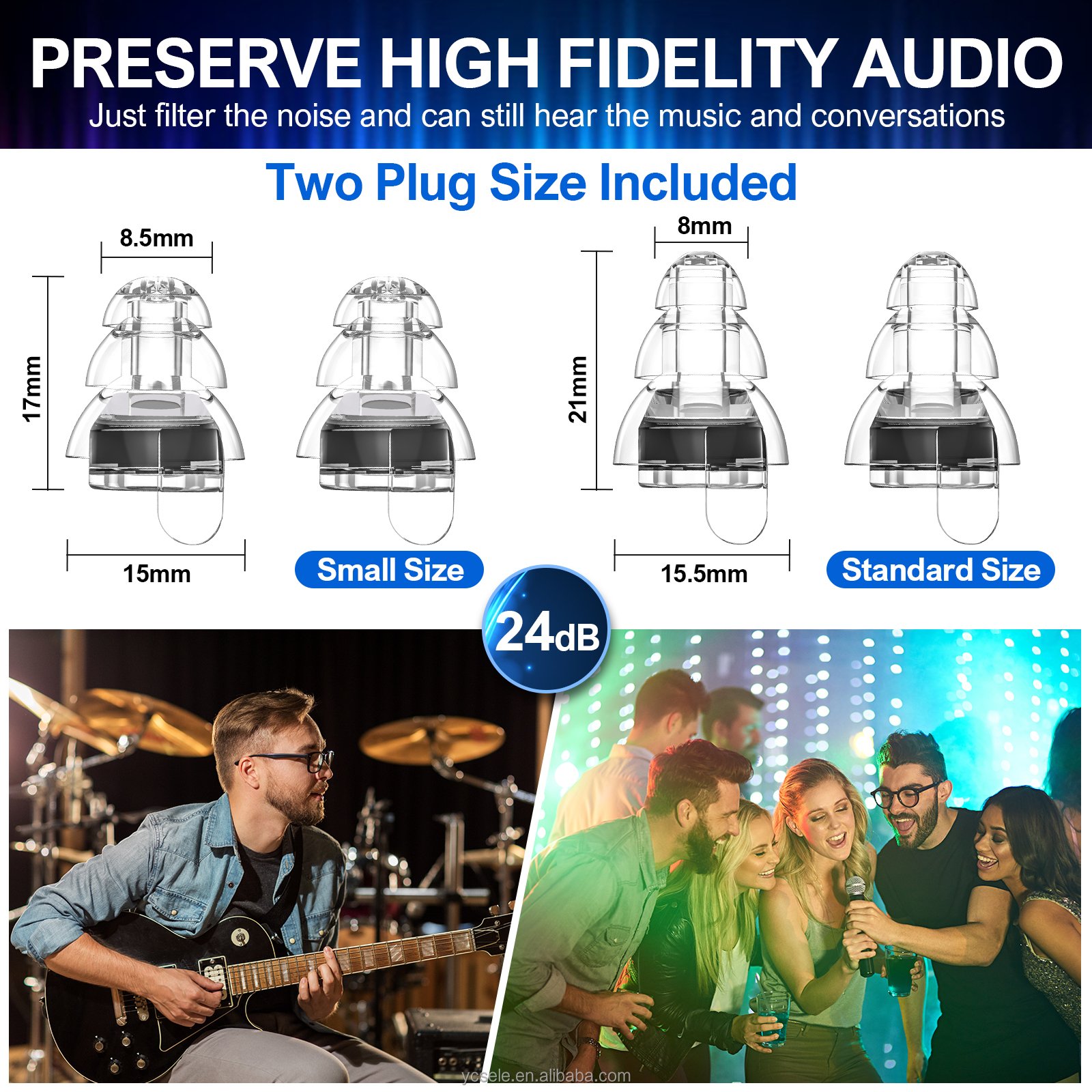2023 Popular Sleeping Ear Plugs Noise Reduction Hearing Protection Airplane Swimming concert music Silicone Earplugs With Case