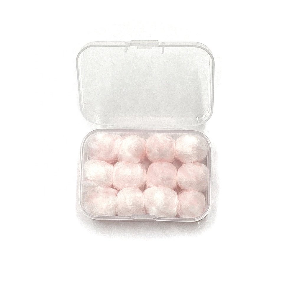 2024 Upgraded CE Approved Wax Earplugs SNR28 dB Noise Reduction Wax Cotton Ear plugs for Sleeping Swimming