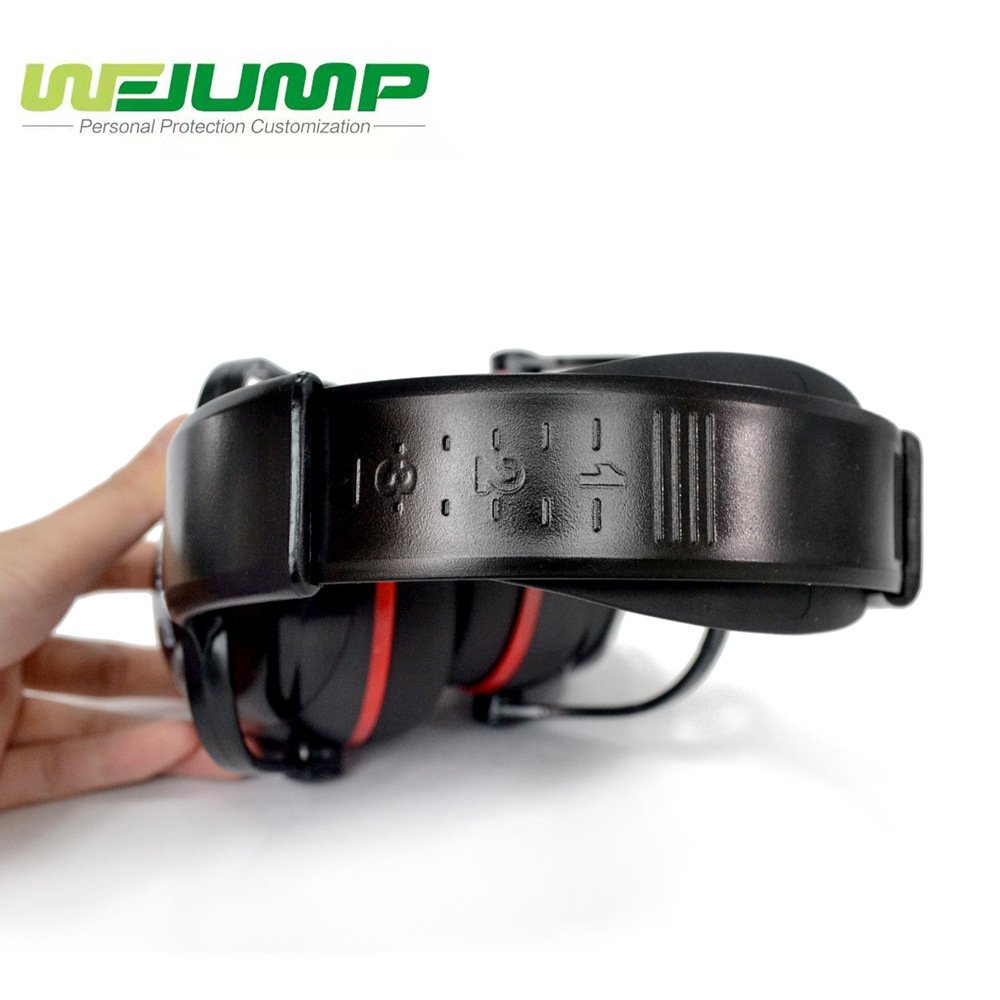 Wejump CE EN352 31dB Custom Safety Industrial Hearing Noise Protection Earmuffs Shooting Noise Cancelling Cover Head Ear Muffs