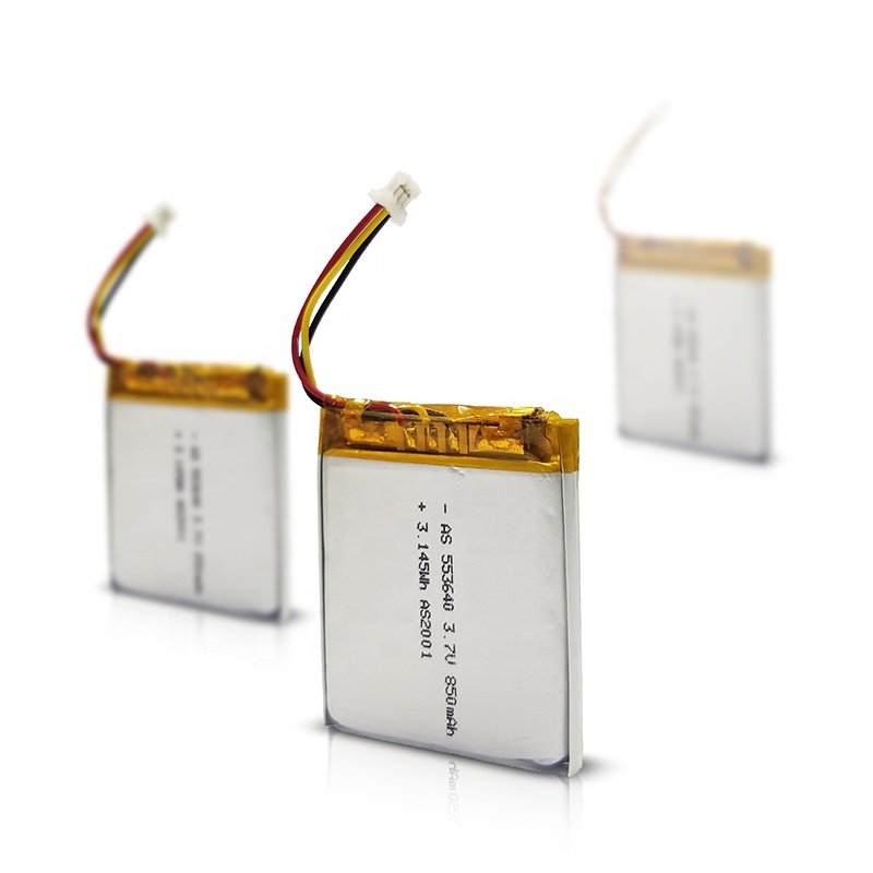hot sale Rechargeable 553640 3.7v 850mah Lithium ion 800mah batteries lipo battery for airpods