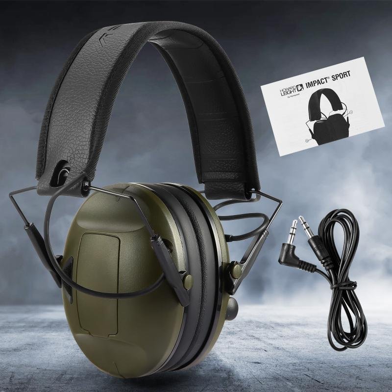 Shooting tactical intelligent noise reduction sound isolation pickup built-in battery powered anti-noise earphones earmuffs