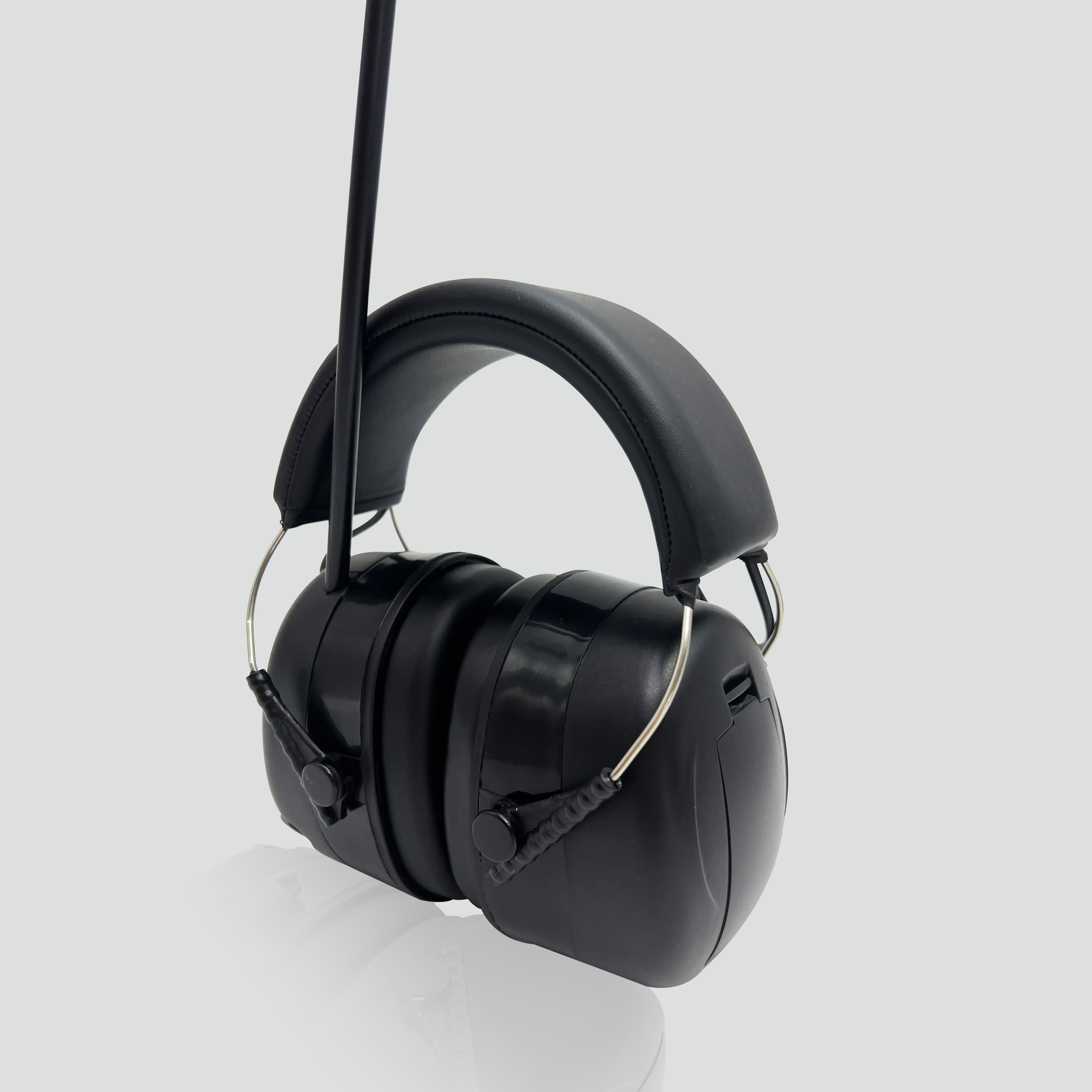 Noise Reduction Ear Muff FM Hearing Protection Earmuffs radio AM/FM with External microphone safely earmuff