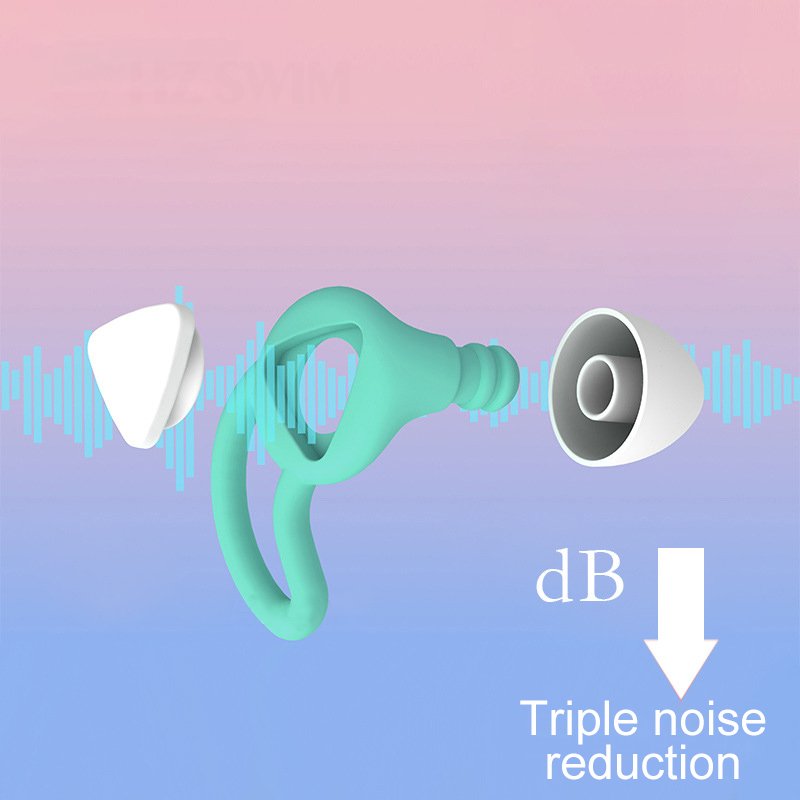 Newest Soft Silicone Earplugs for Sleep Reusable Noise Reduction Earplugs