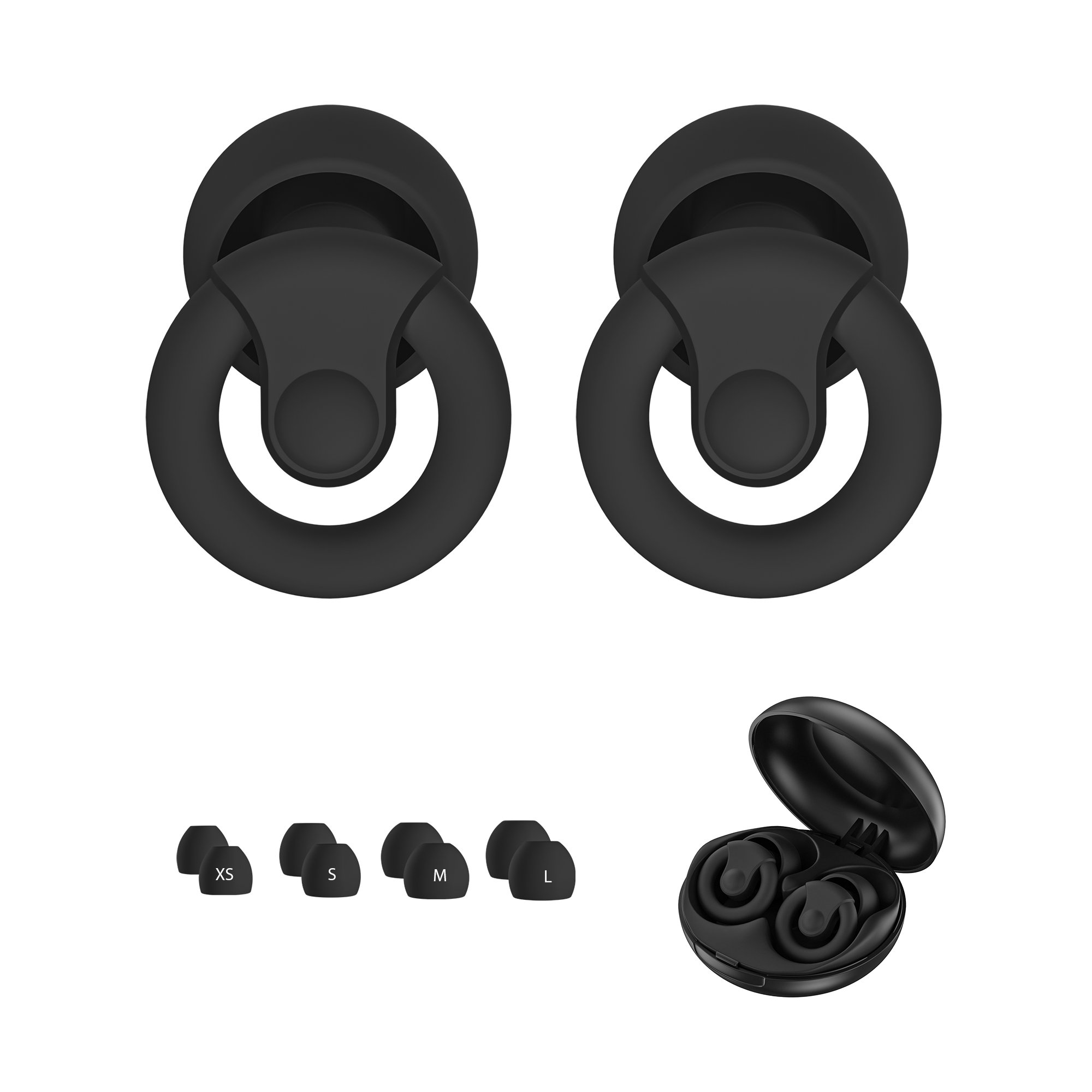 4 Size Soundproof Sleep Earplugs Sound Insulation Silicon Wireless Ear Plugs for sleeping Noise Reduction