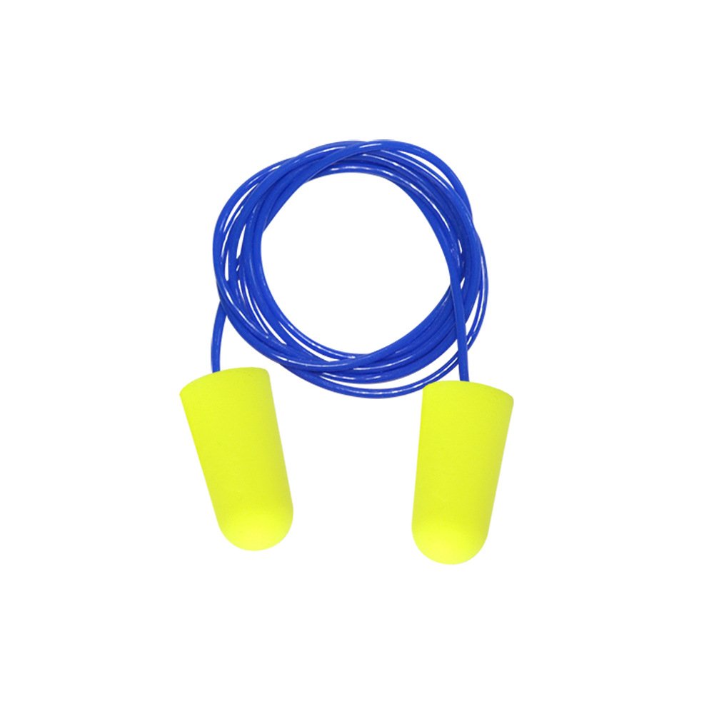 High Quality Disposable earplugs With nylon Cord Reduces Harmful noise reduction Hearing Protection Working Ear Plug