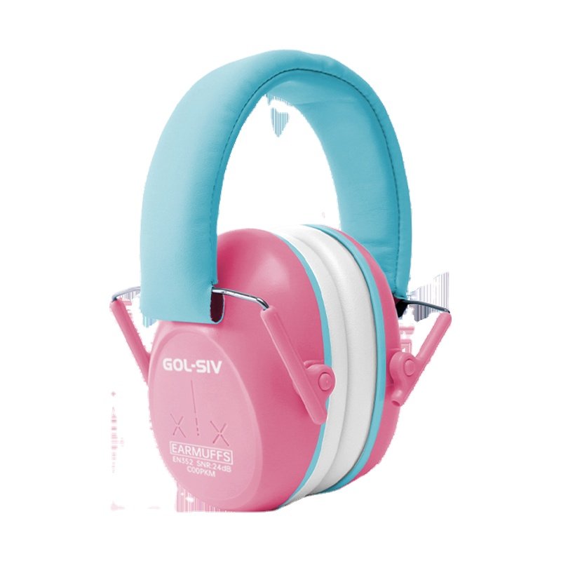 Pink Children's Noise-Isolating Earmuffs for Study and Sleep Hearing Protection Product baby ear muffs