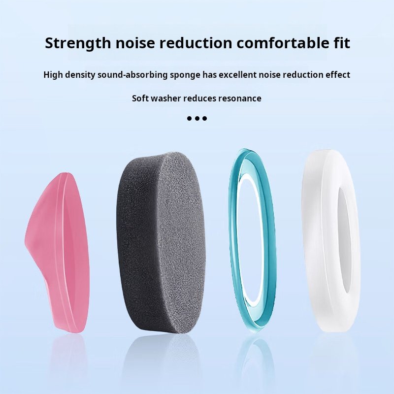 Pink Children's Noise-Isolating Earmuffs for Study and Sleep Hearing Protection Product baby ear muffs