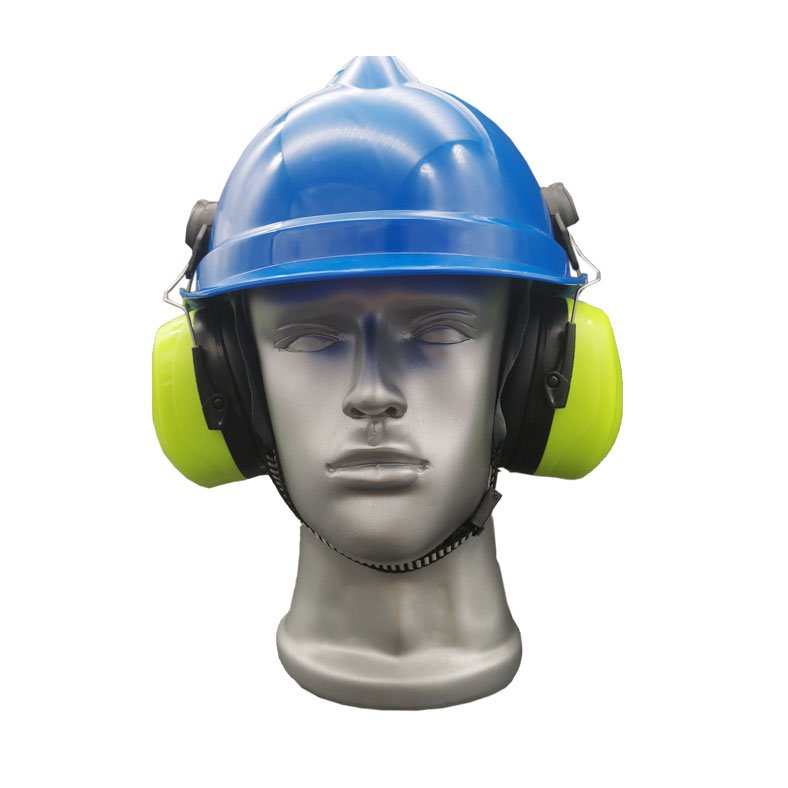 Cheap Noise-cancelling hearing protection earmuffs with helmet for industrial workers