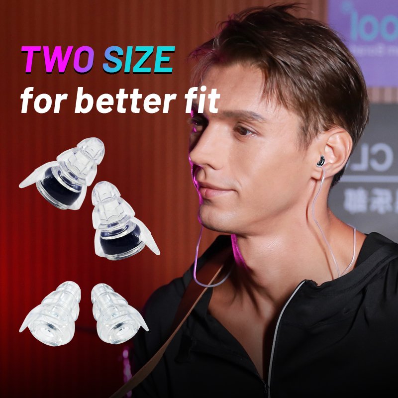 Factory High Fidelity Concert Ear Plugs Filter Musician Eco Friendly Noise Reduction Hearing Protection Music Earplugs