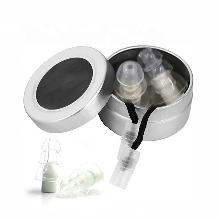 wholesale High Quality Noise Reduction Filter Earplugs for Soundproof High Fidelity Silicone Musician Ear Plugs for concert