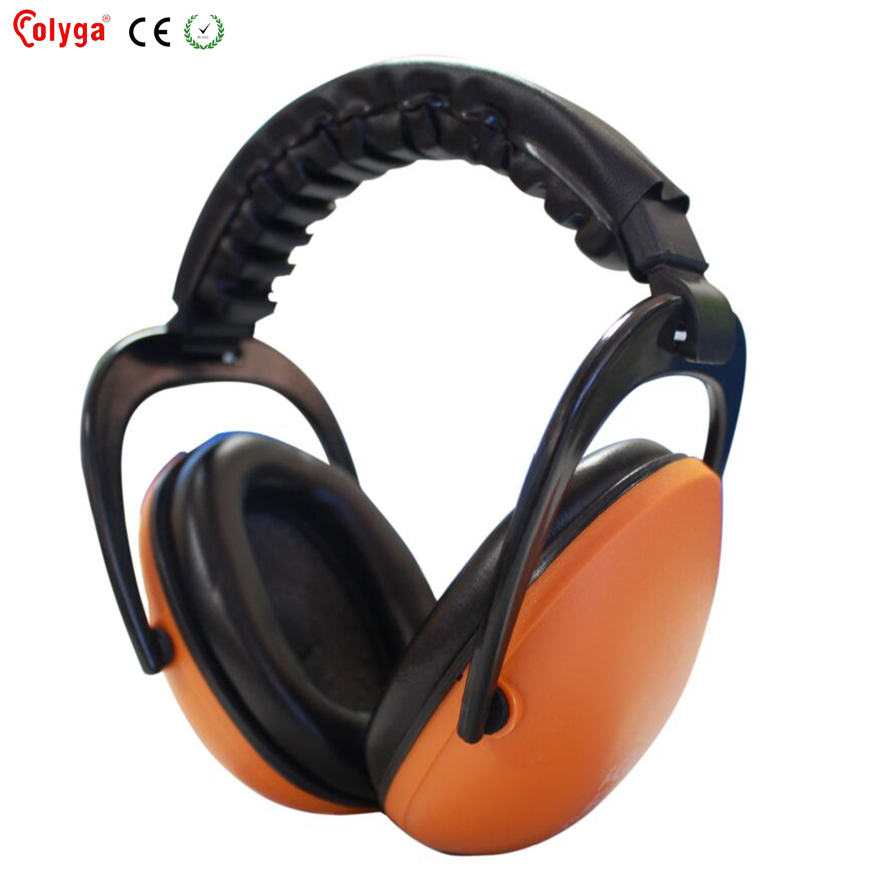 Olyga CE ANSI AS/NZS Custom Logo Cute Hearing Protection Folding Kids Baby Earmuffs